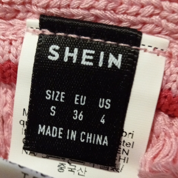 SHEIN Pink and Red Knit Top - Picture 4 of 4